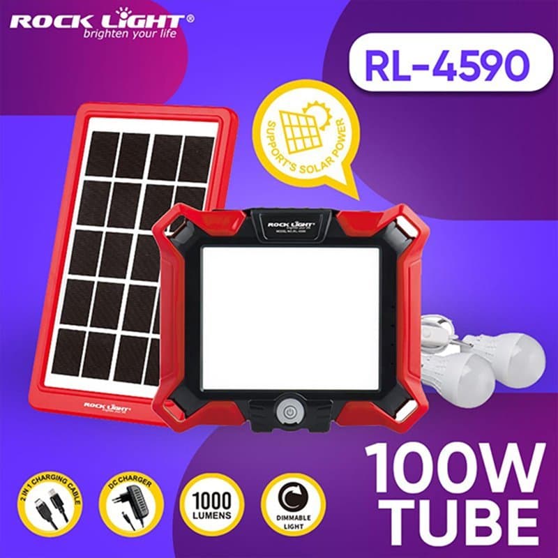 Gadget Trendz | RL-4590 | Inverter with 100W Tube & Solar Support