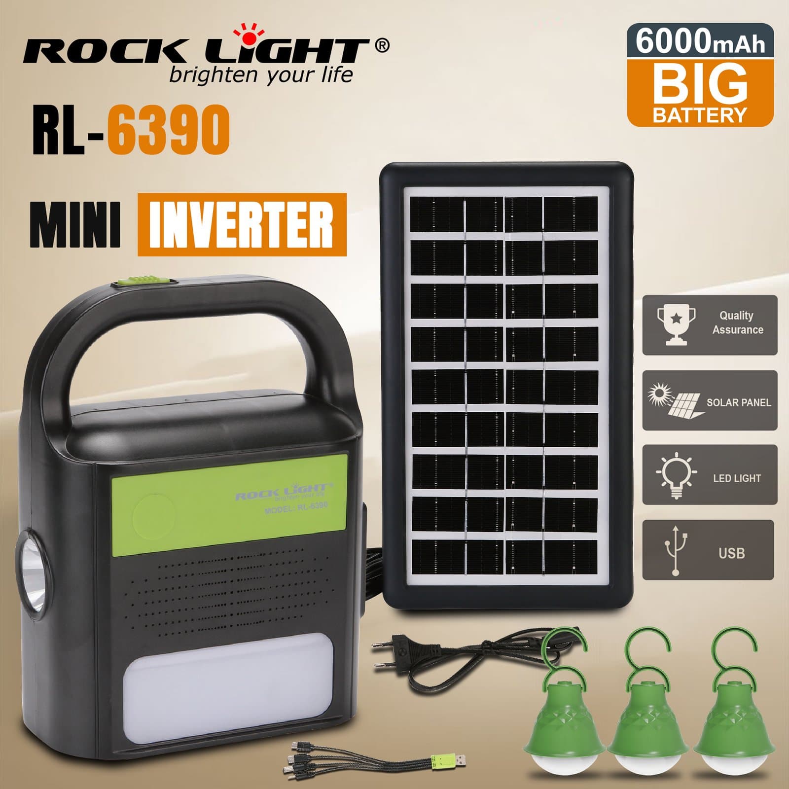 Gadget Trendz | RL-6390 | Fast Charging Inverter