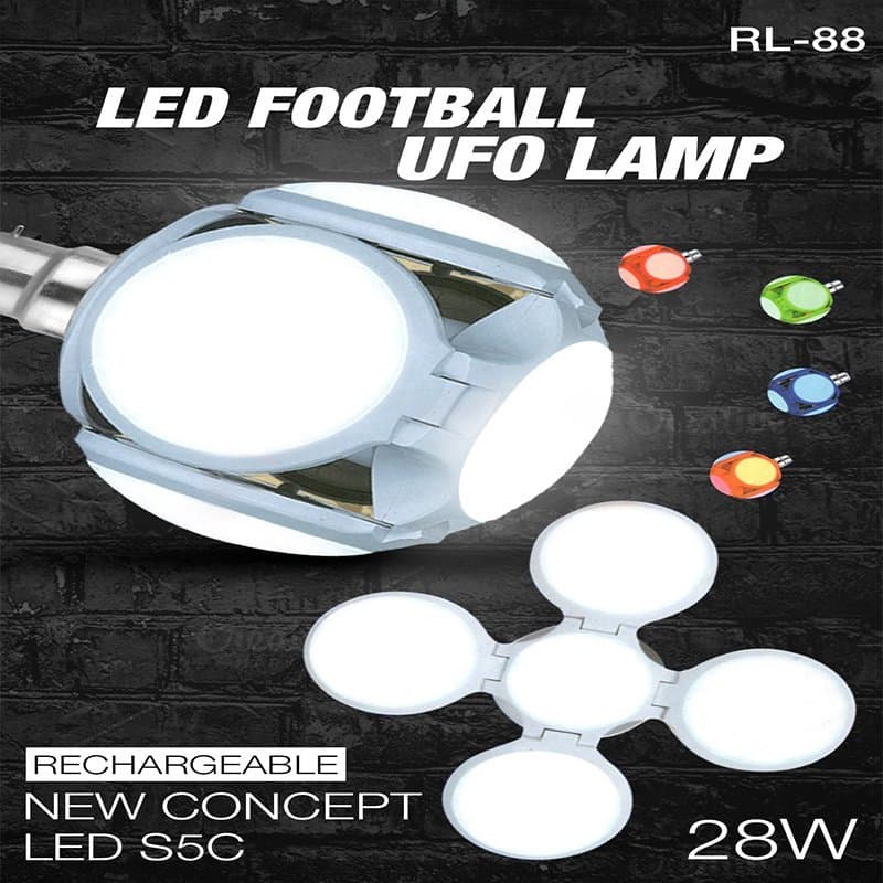 Gadget Trendz | 88-S5C UFO | Innovative 28W Rechargeable LED