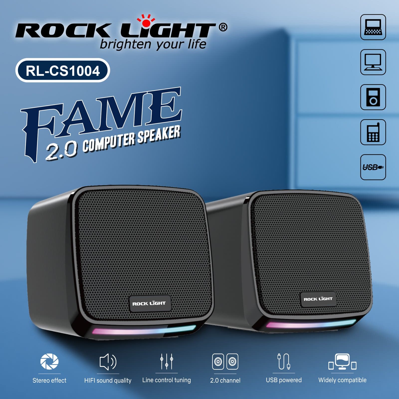 CS1004 – Computer Speaker for Gaming, Music & Multimedia Experience