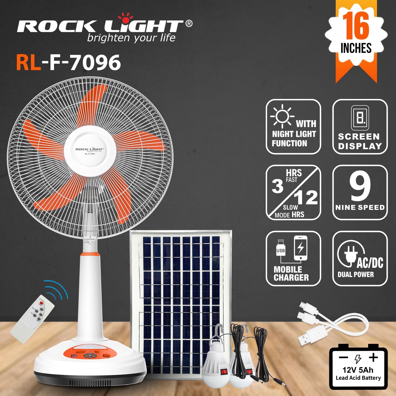 Gadget Trendz | RL-7096 | Compact fan for small spaces
