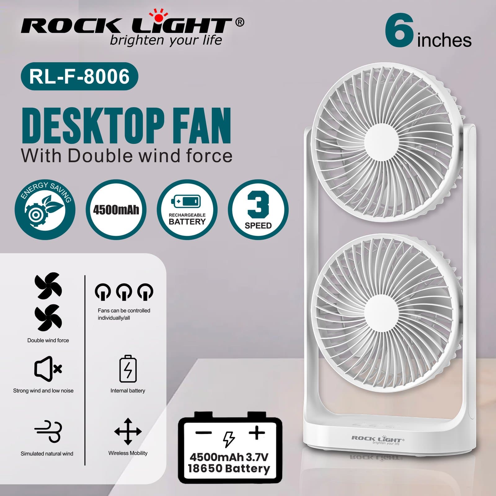 Gadget Trendz | RL-8006 | Outdoor standing fan