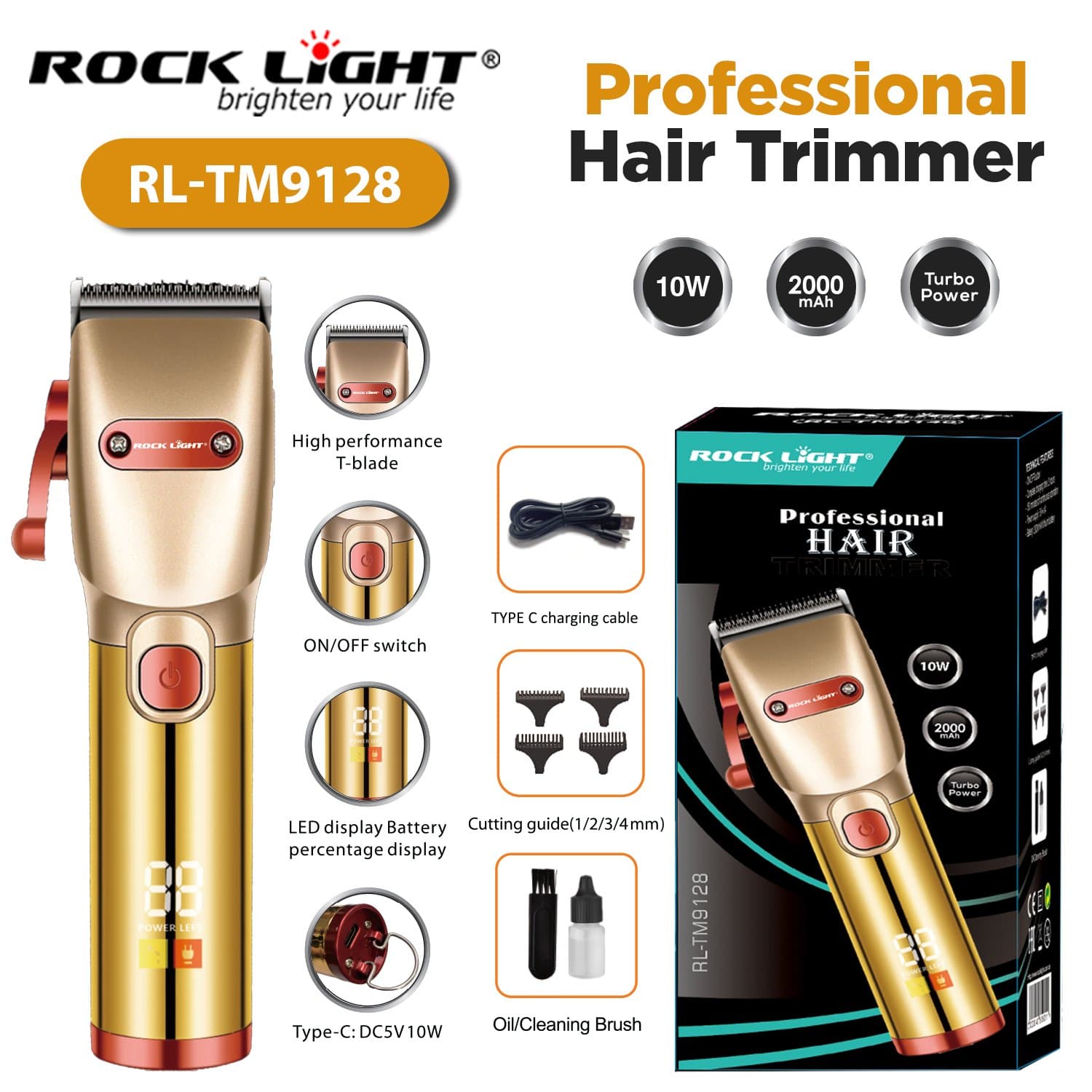 Gadget Trendz | RL-9128 | Hair trimmer with fast charging