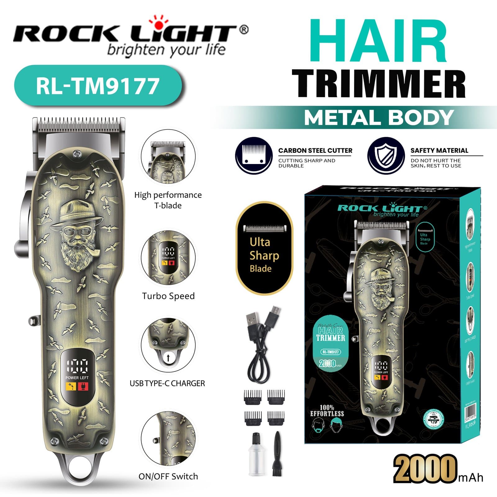 Gadget Trendz | RL-9177 | Hair trimmer for thick hair