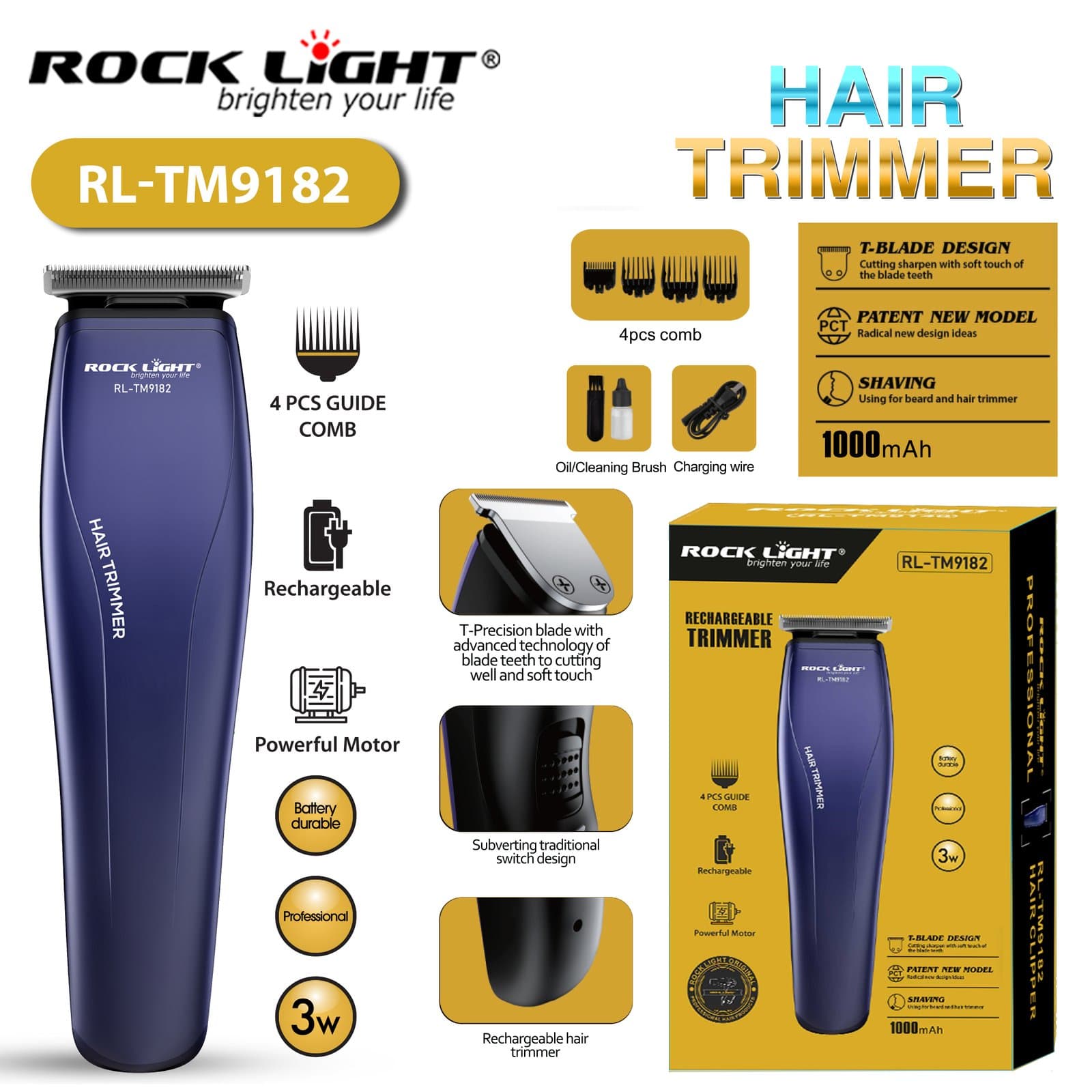 Gadget Trendz | RL-9182 | Dual blade hair trimmer