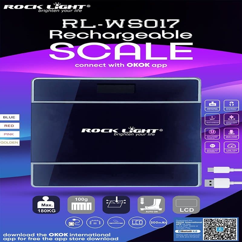 Gadget Trendz | RL-WS017 | Durable | LCD Weight Scale