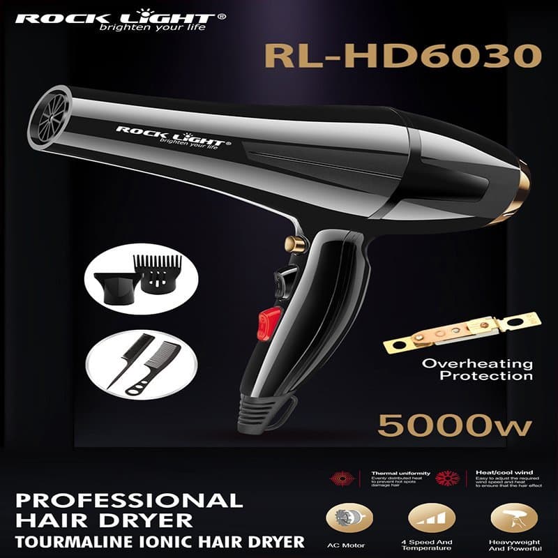 Gadget Trendz | RL-HD6030 | Pro Hair Dryer | 5000W Power