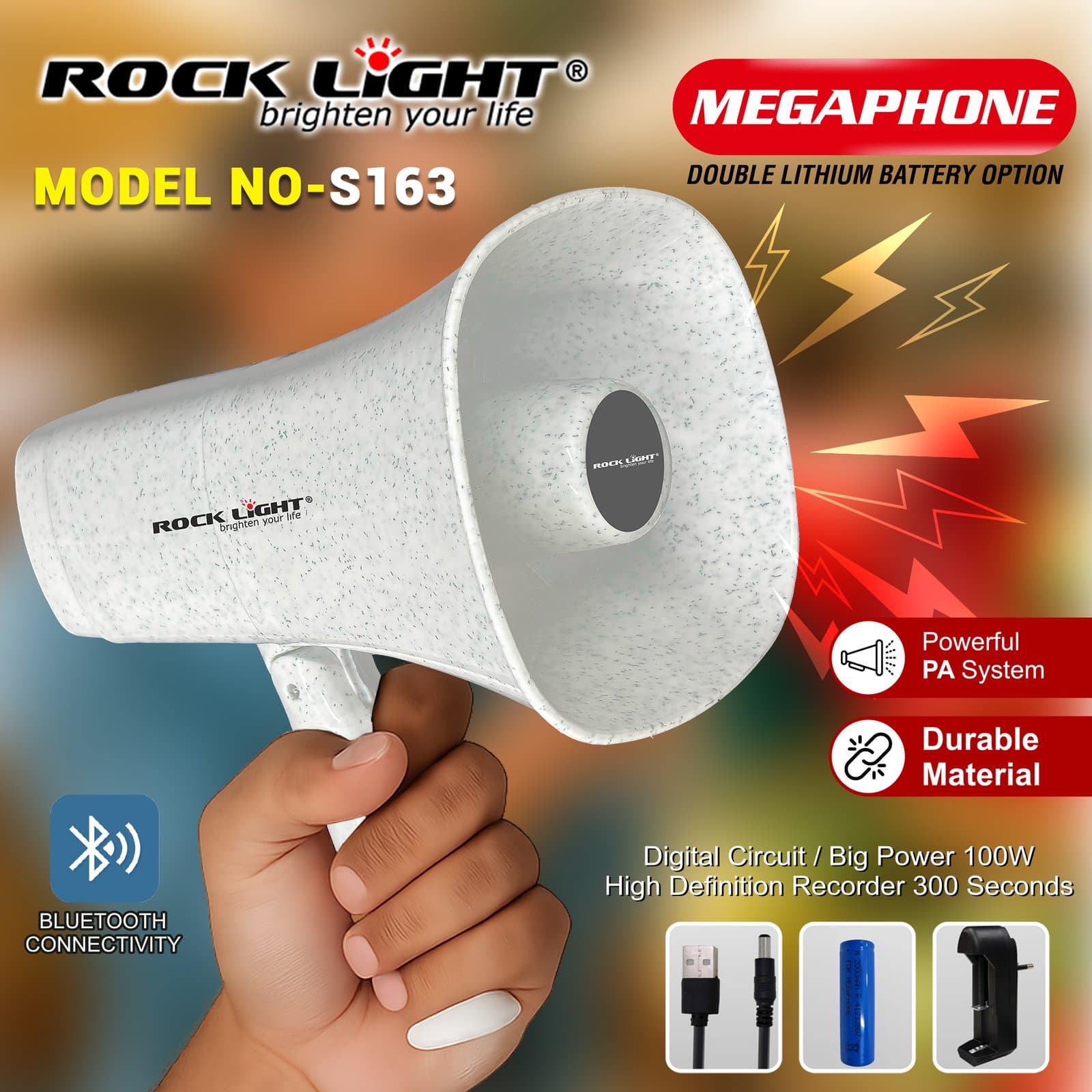 S163 – speaker with compact body and loud clear output