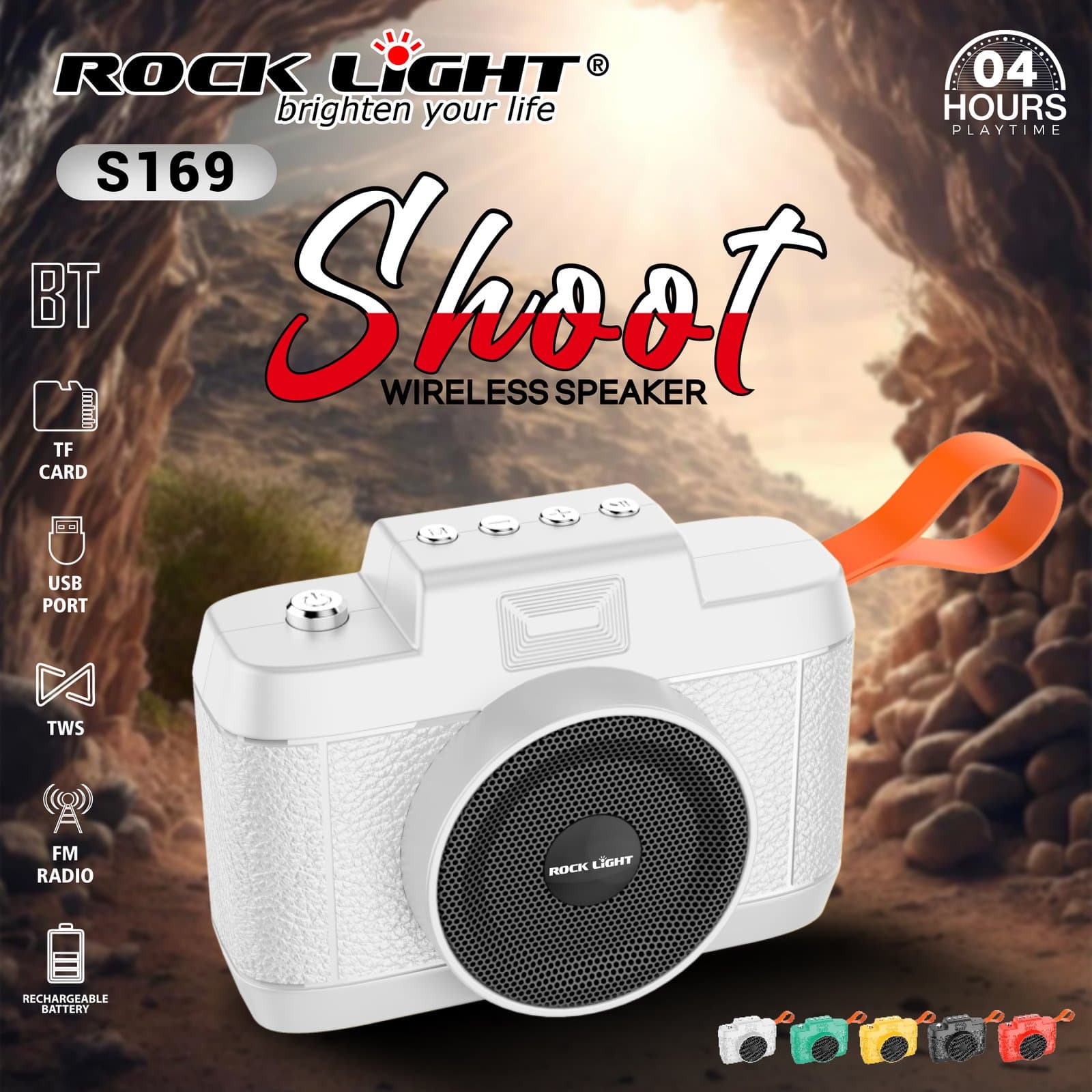 RL-S169 – Portable Speaker for Home & Travel