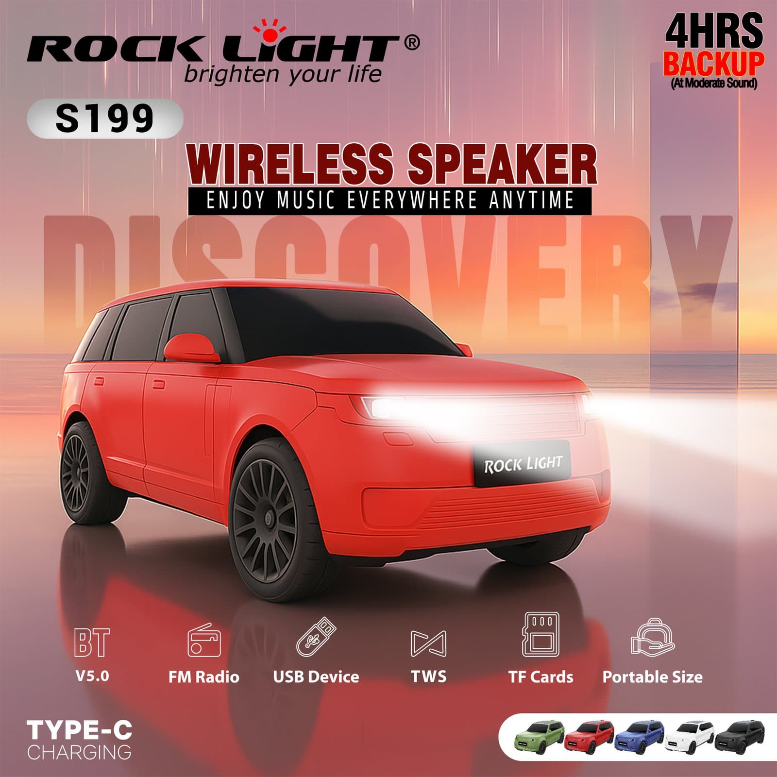 RL-S199 – Smart Bluetooth Speaker with Digital Display