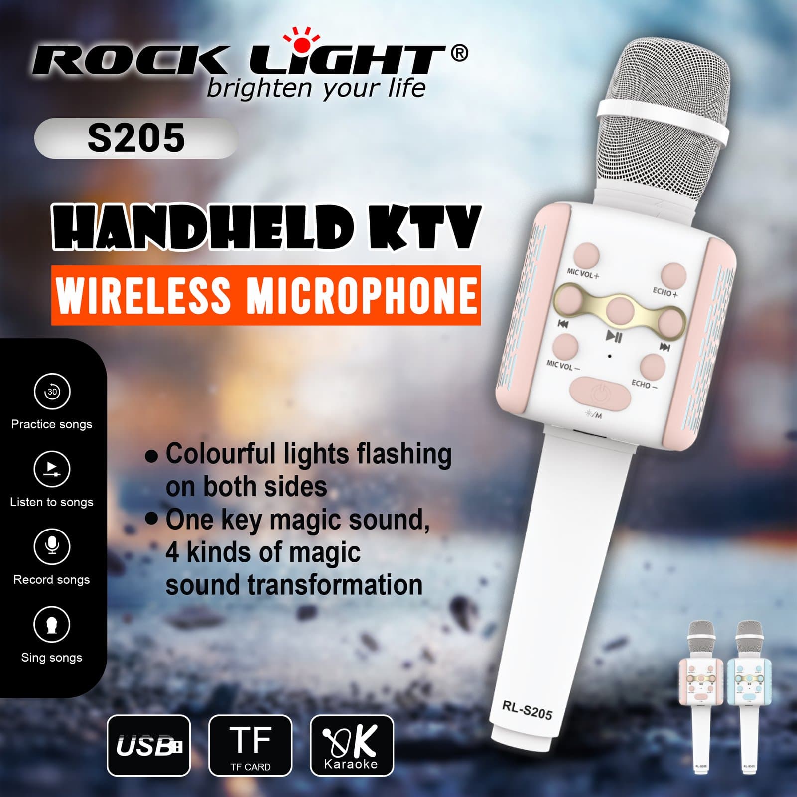 S205 – speaker with balanced sound and compact portable design