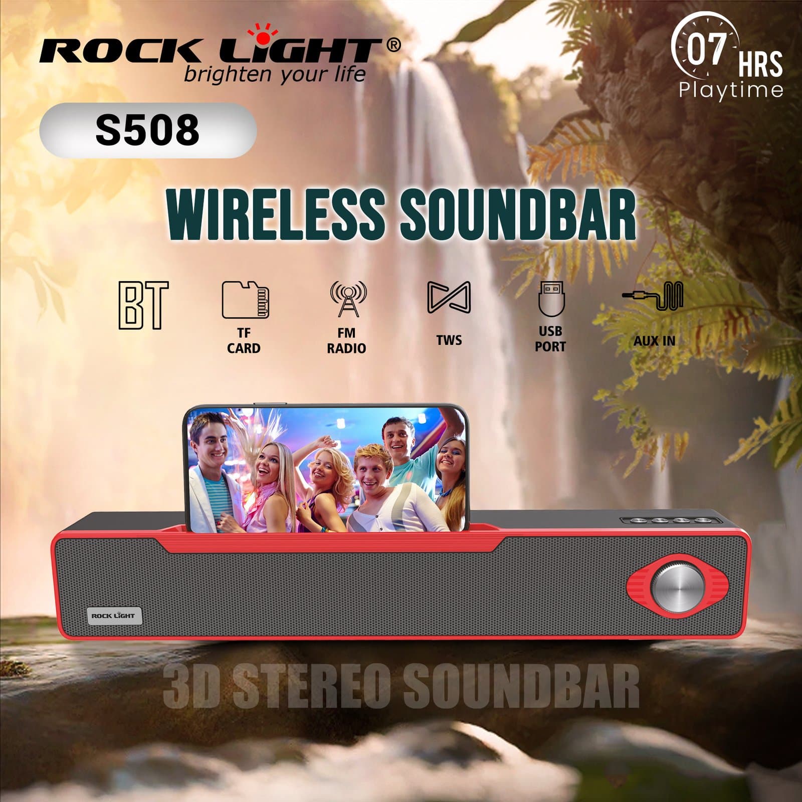 S508 – speaker with portable design and rich sound