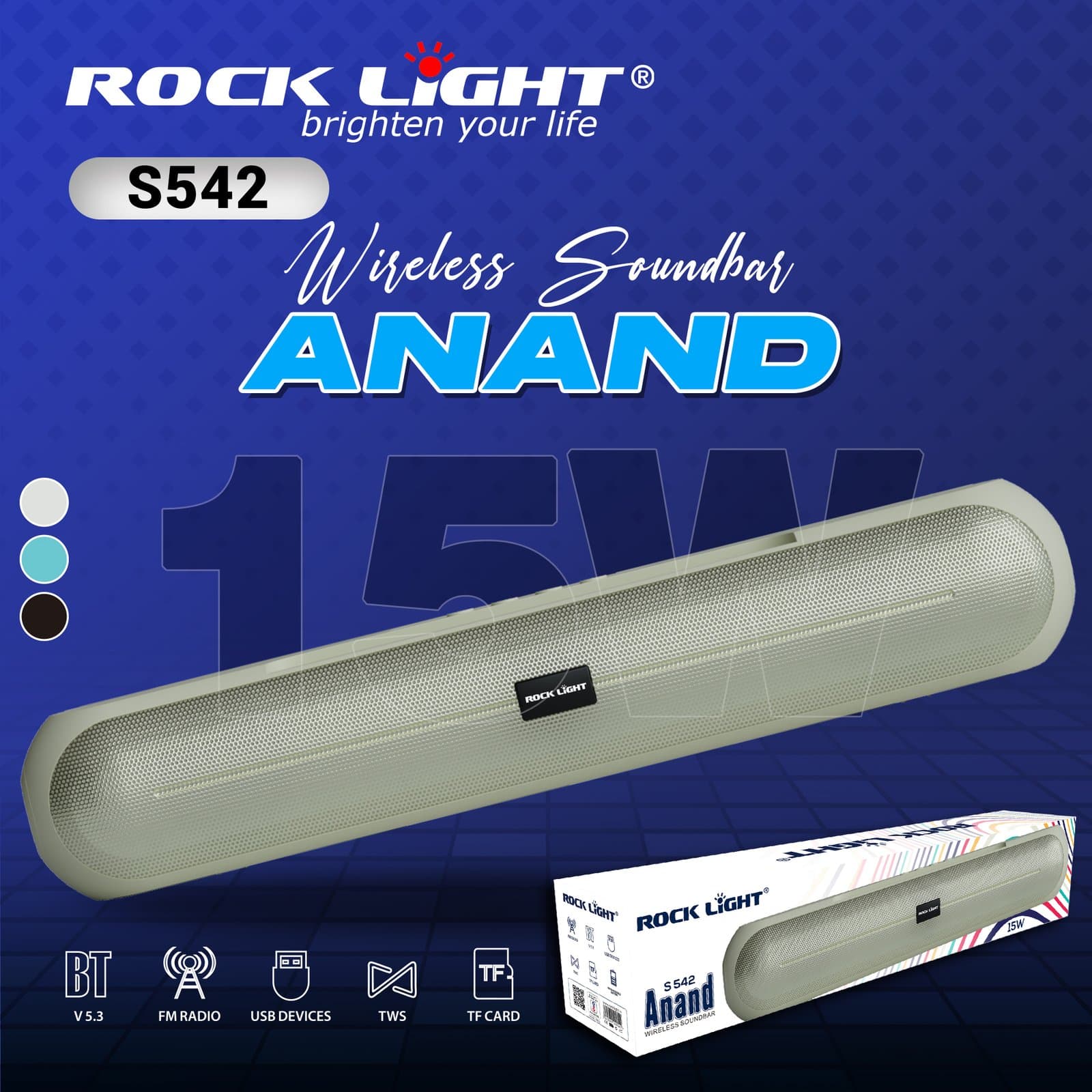 S542 – Stylish Wireless Speaker with Premium Sound