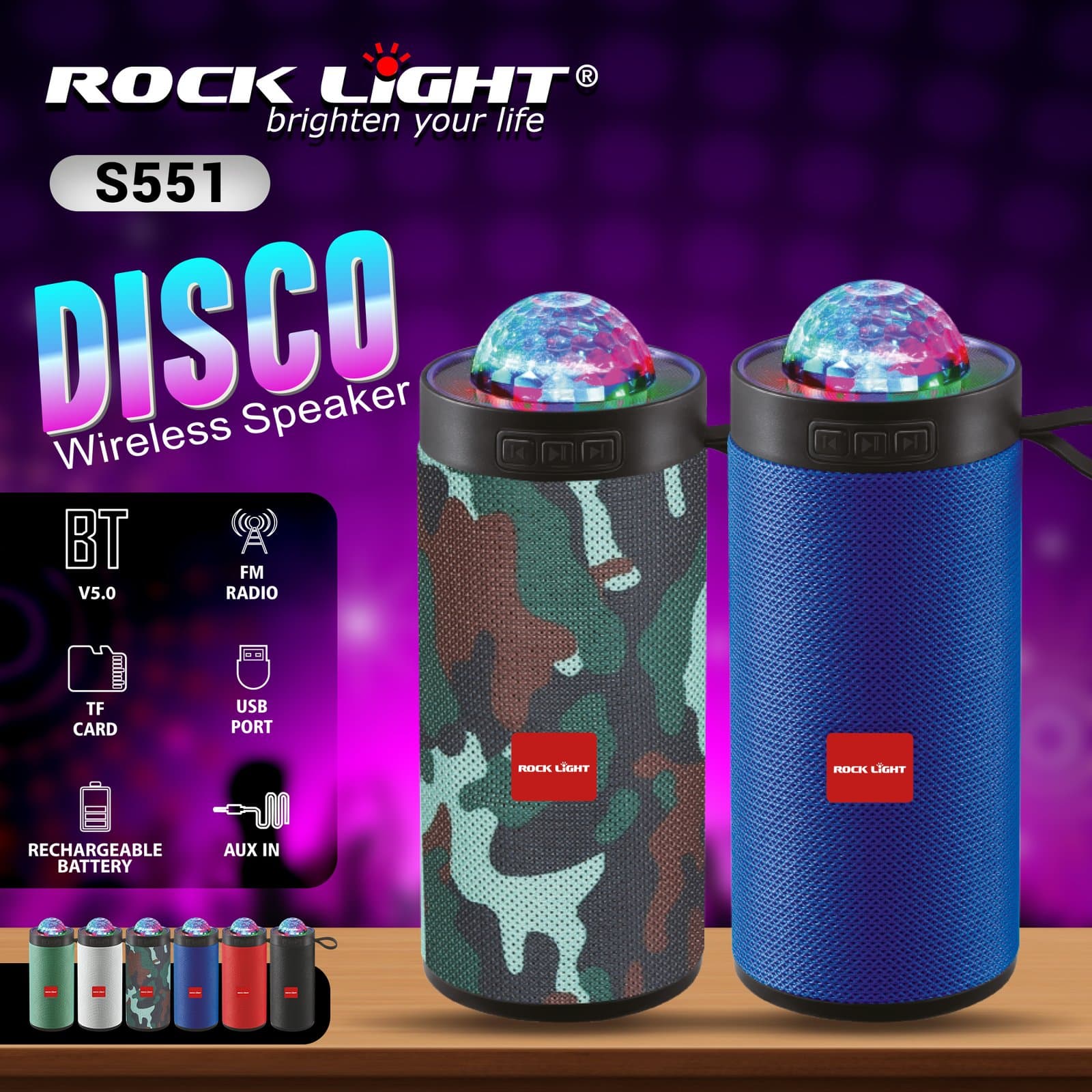 S551 – speaker for travel and outdoor music enjoyment