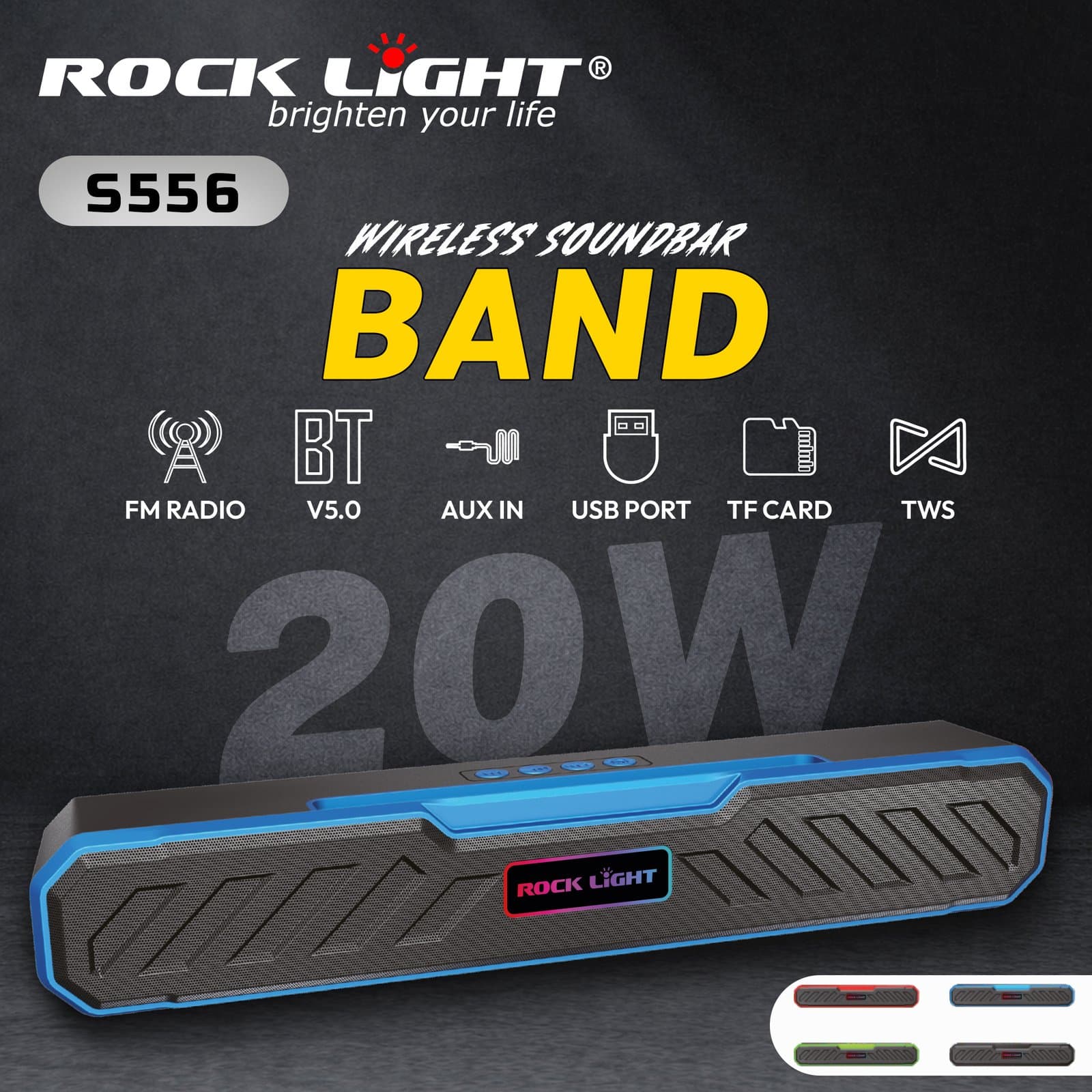 S556 – Portable Home Speaker with Clear Vocals