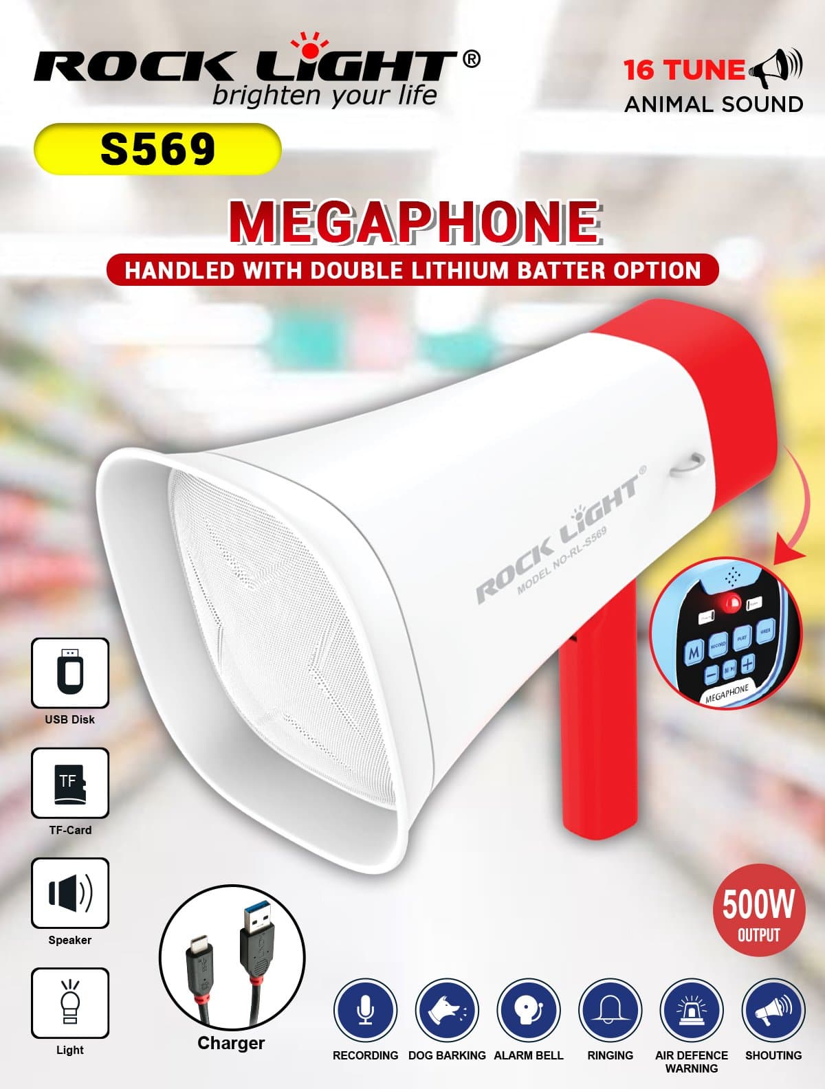 S569 – Portable Bluetooth Speaker for Travel & Home