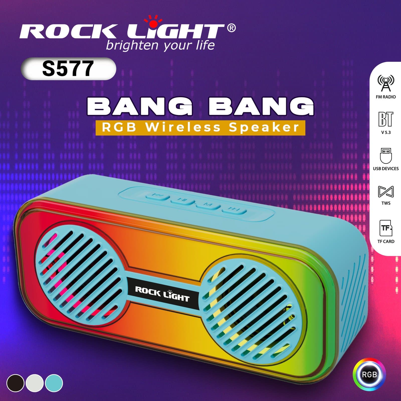 S577 – Deep Bass Speaker for Powerful Music Experience