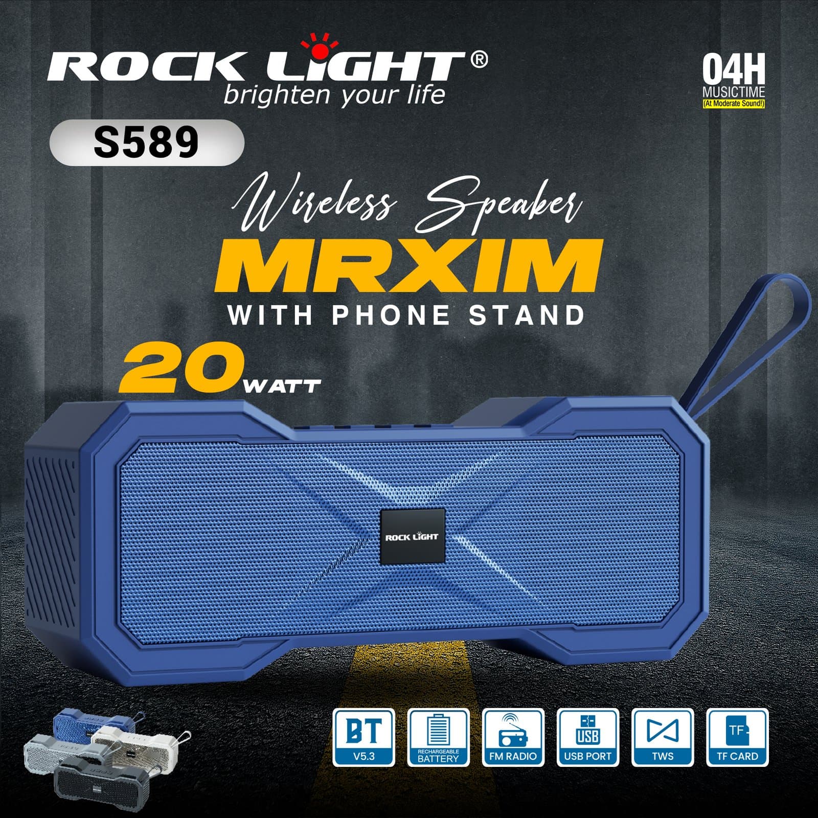 S589 – Wireless Bluetooth Speaker for Home & Outdoor Music
