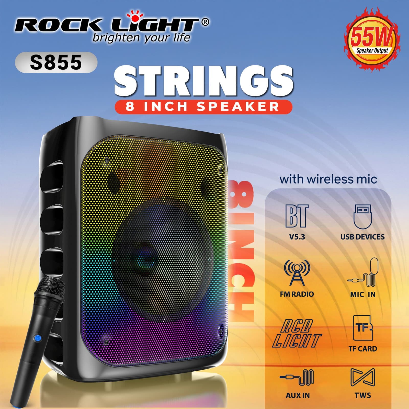RL-S855 – Smart Speaker with Long Playtime