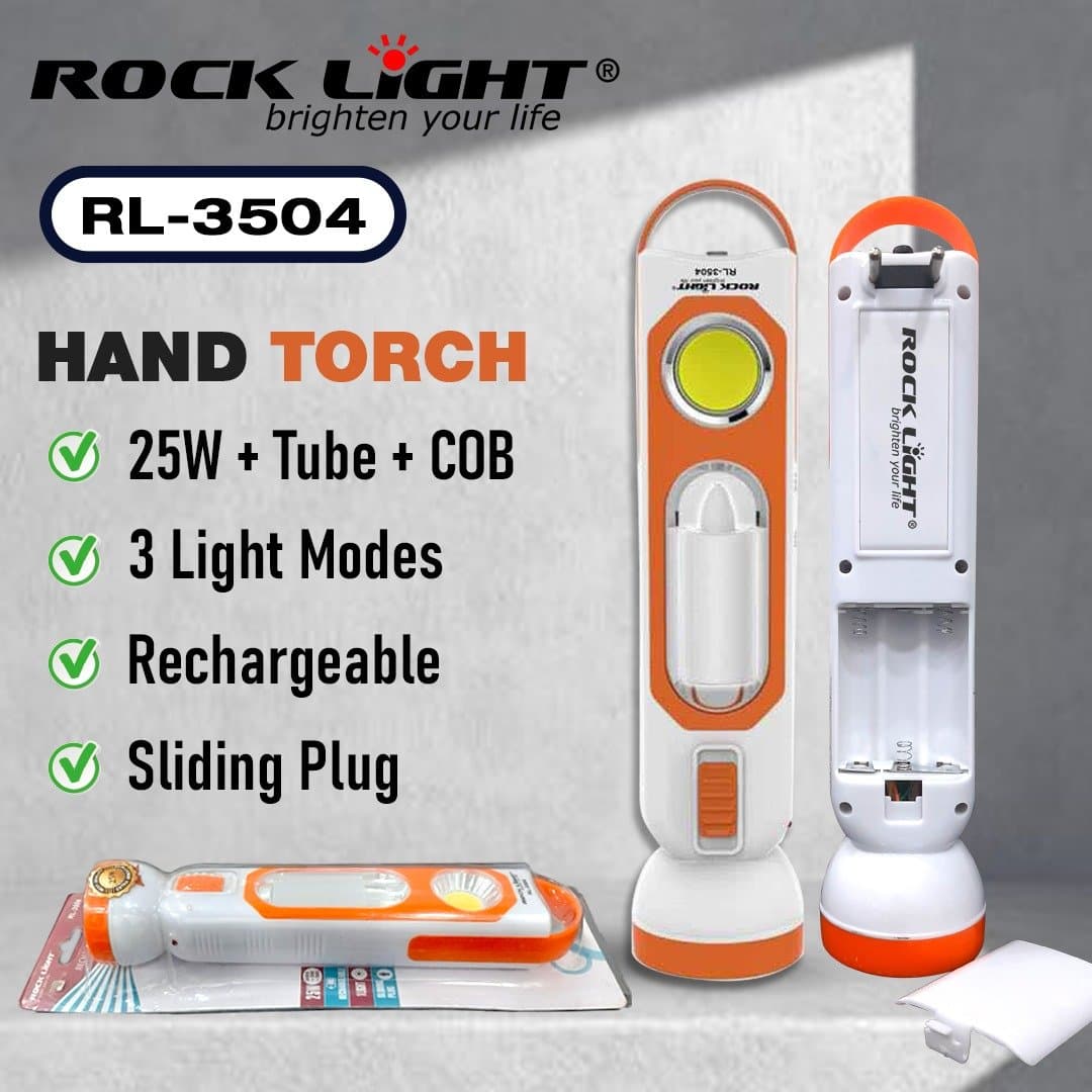 RL-3504 | solar powered hand torch for rural areas