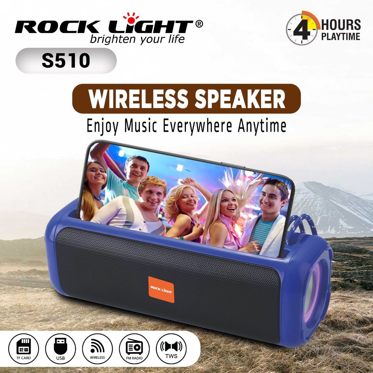(RL-S510 – Best Portable Bluetooth Speaker with Clear Sound