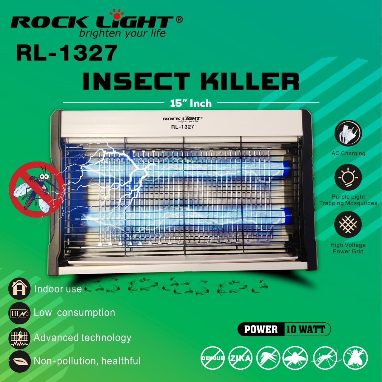 RL-1327 Insect Killer Machine –Mosquito Killer Bat Alternative