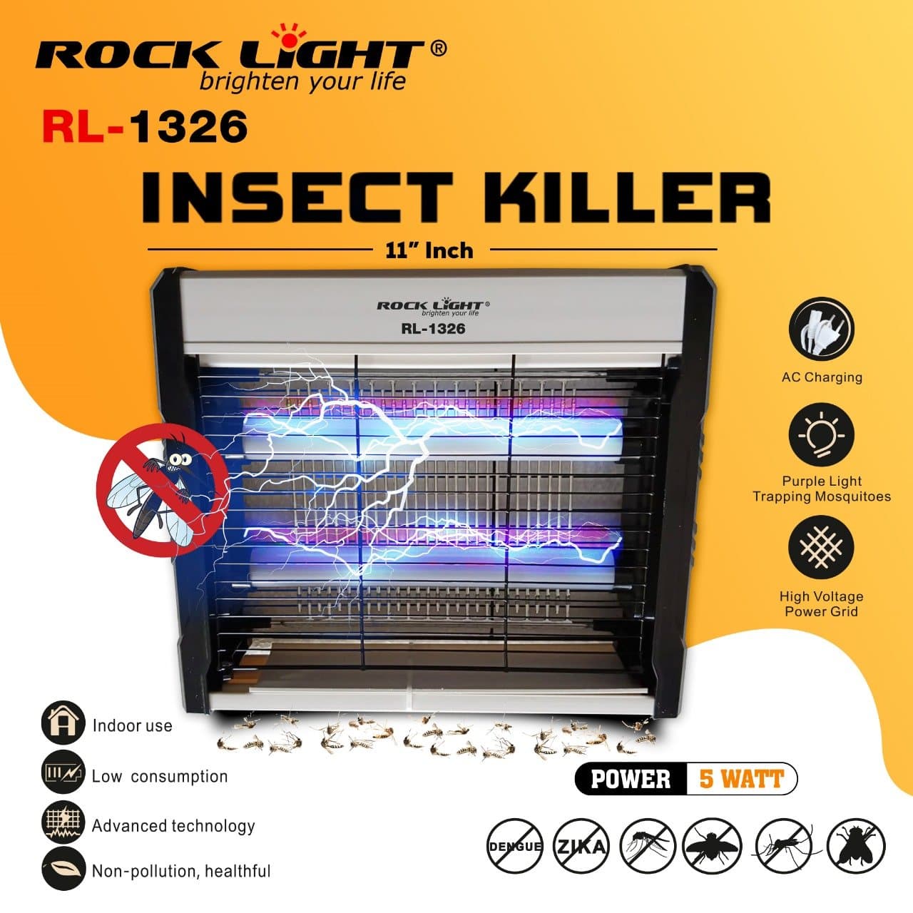 RL-1326 Insect Killer – Best Electric Mosquito Killer for Bedroom