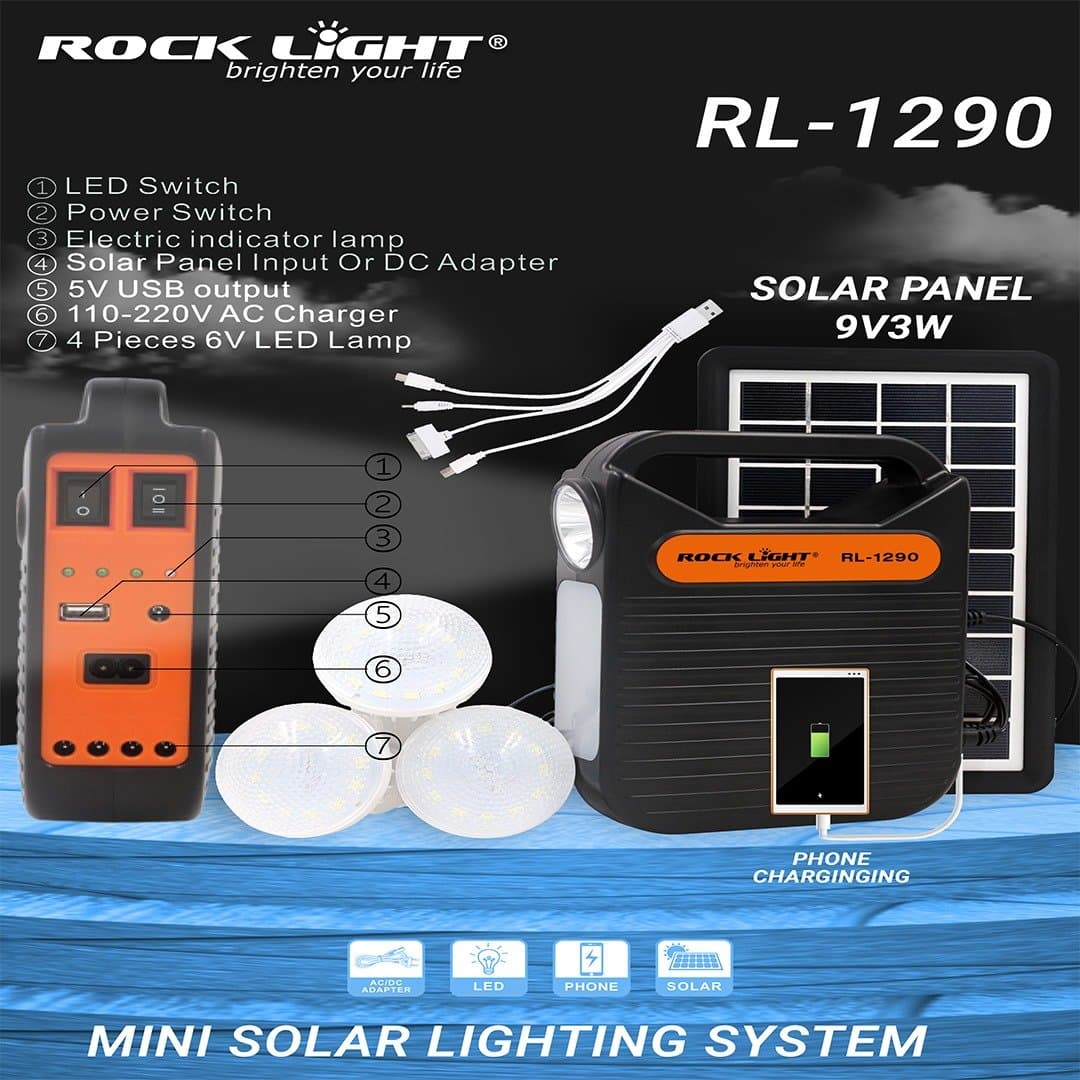 RL-1290 – Inverter with Lithium Battery for Home – Efficient & Safe