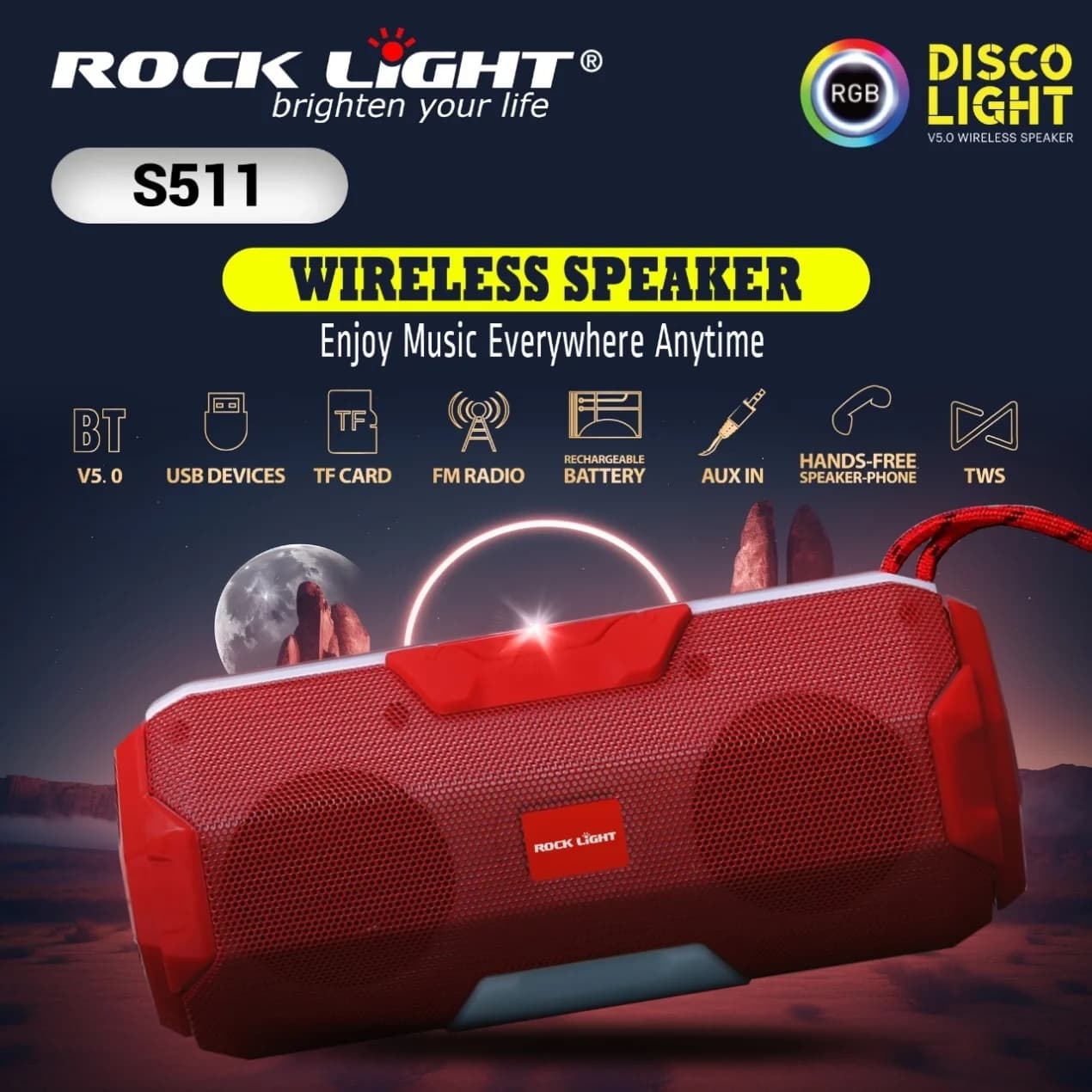 RL-S511 – Portable Speaker for Music Lovers
