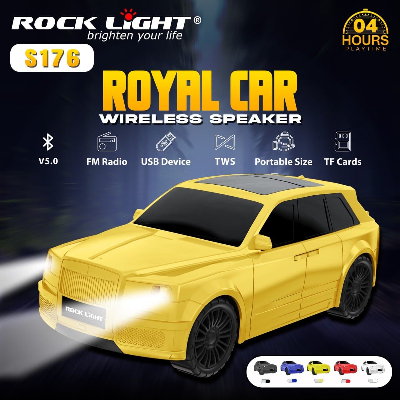 RL-S176 – Lightweight Speaker for On-the-Go Music