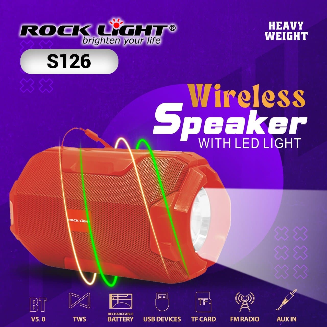RL-S126 – Compact Speaker for Daily Music Enjoyment