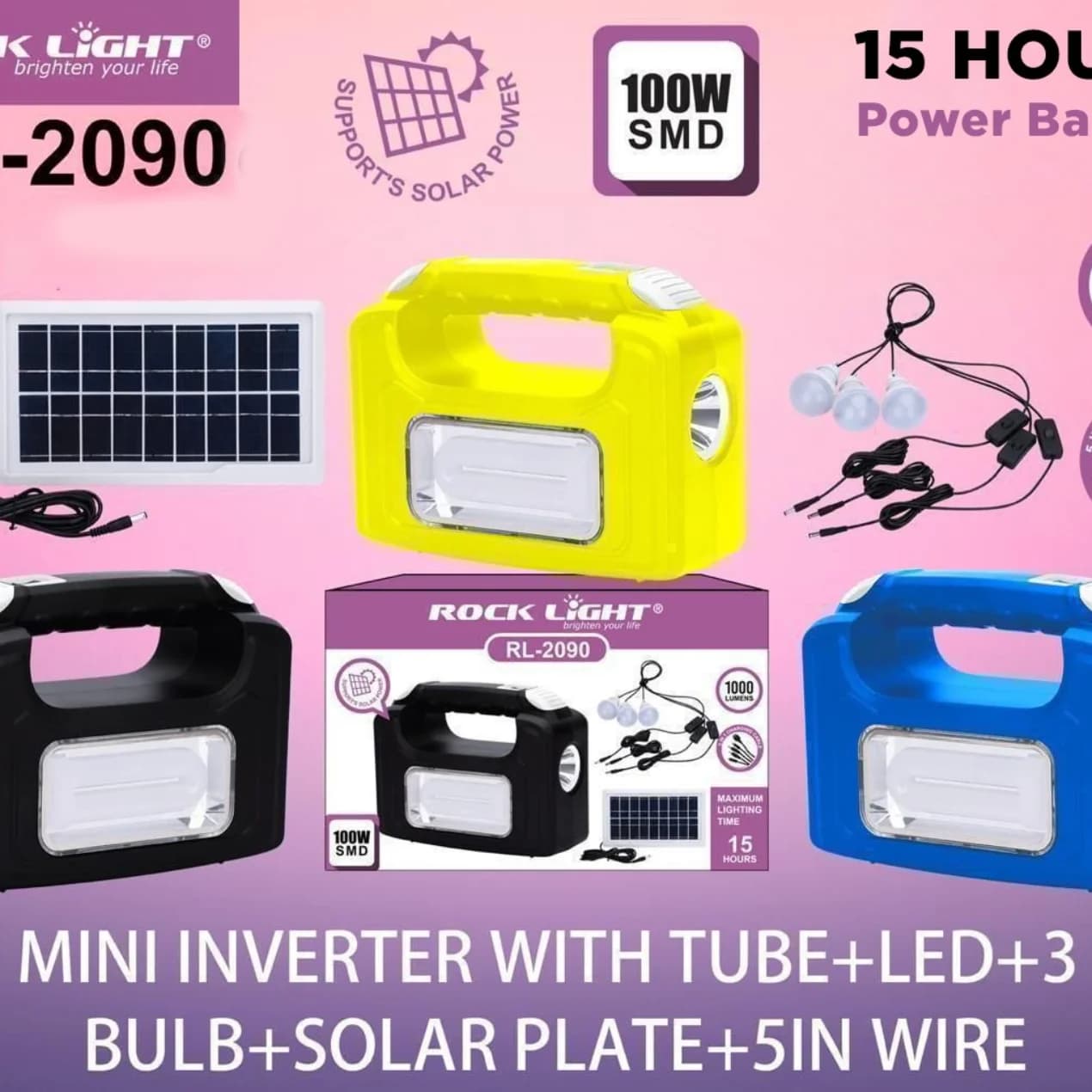 RL-2090 – Compact Mini Inverter for Home Backup