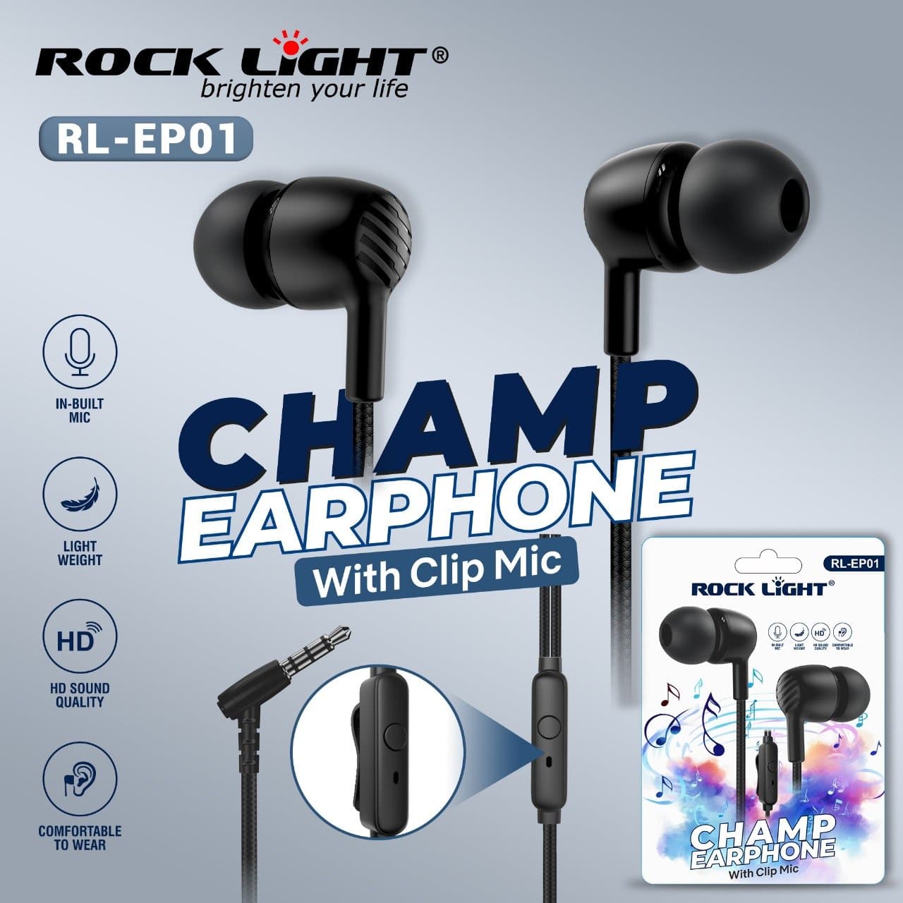 RL-EP01 – High-Quality Ear Phones for Crystal-Clear Sound