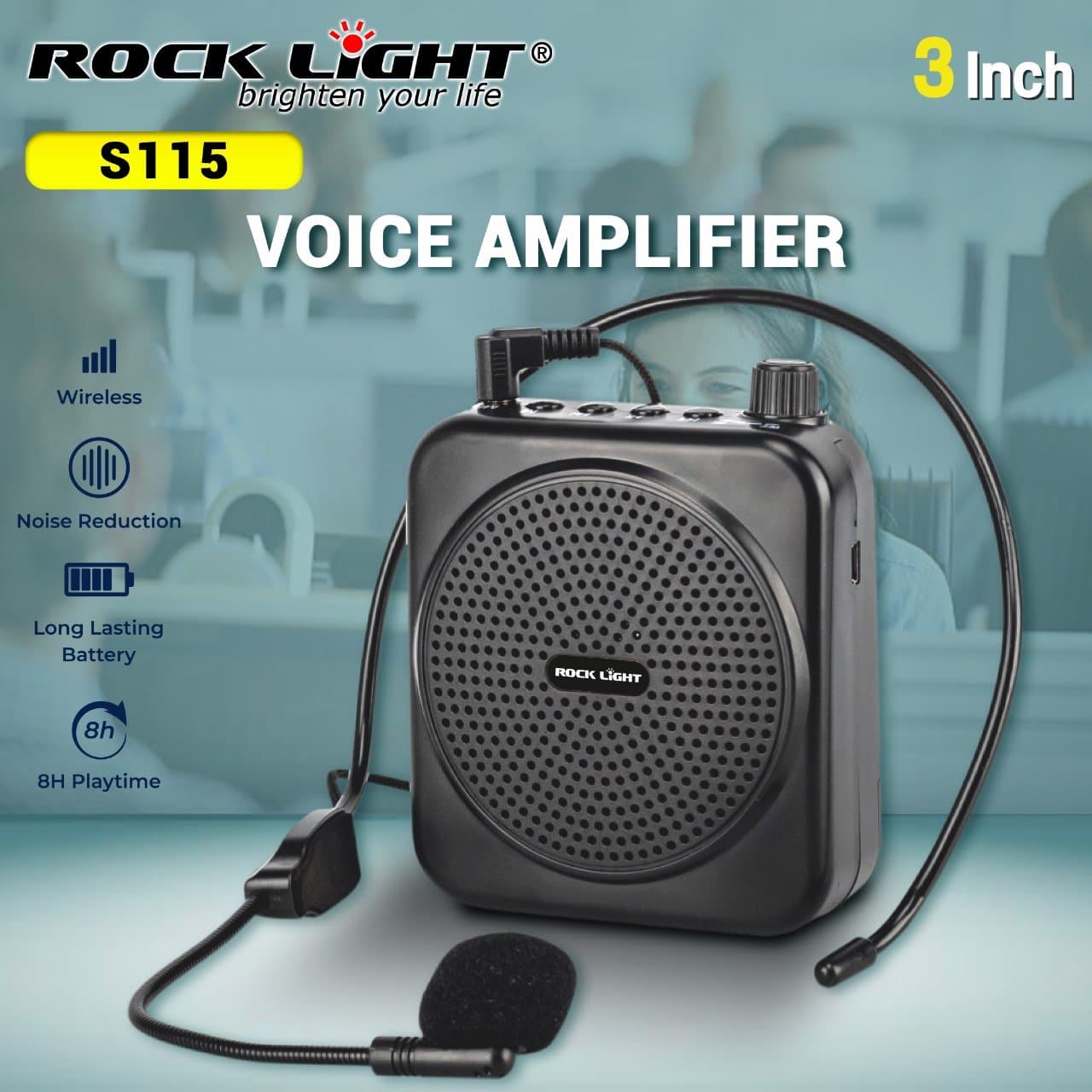 RL-S115 – Mini Wireless Speakers for Home and Outdoor Use