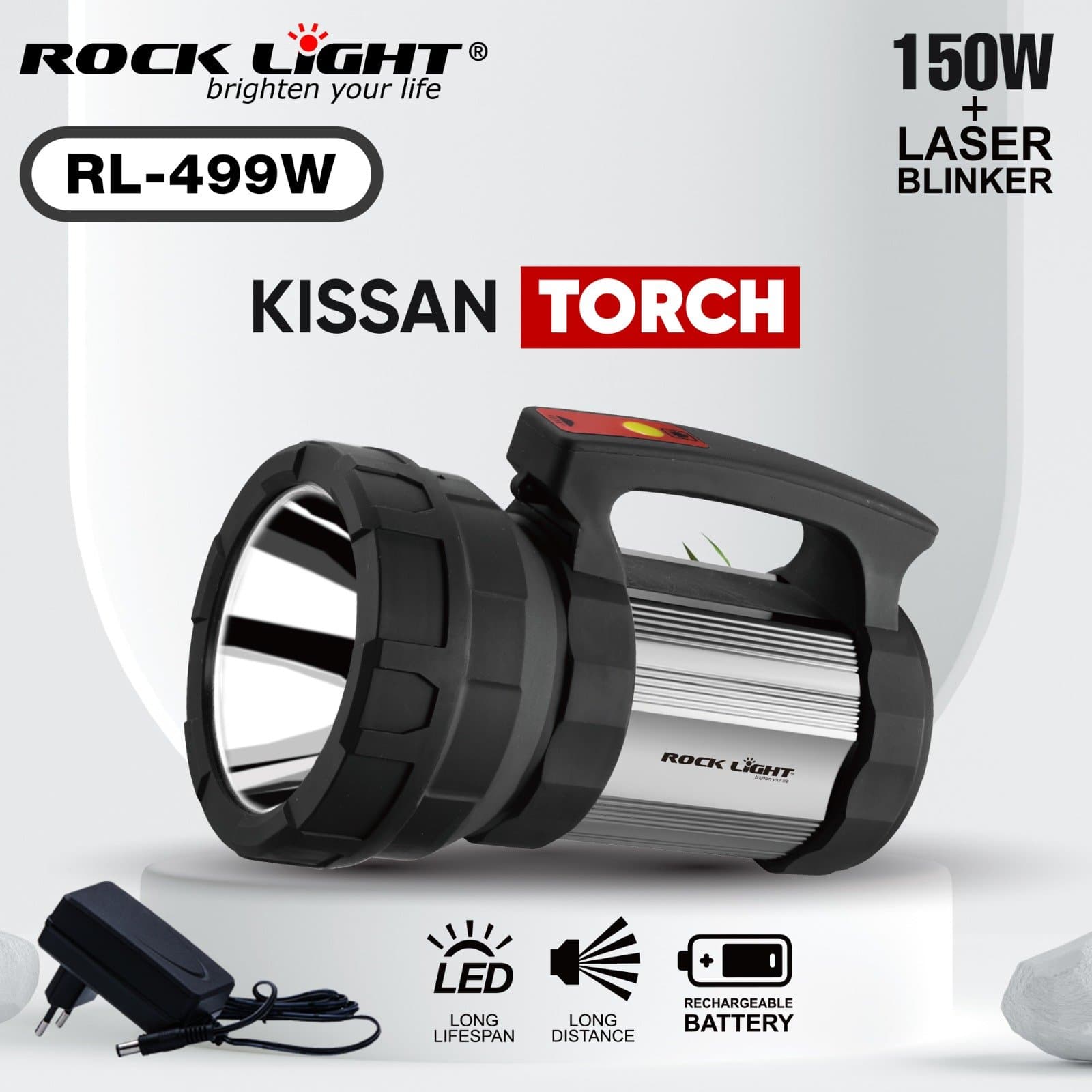 RL-499W | Gadget Trendz LED Kissan Torch for Rural & Village Use