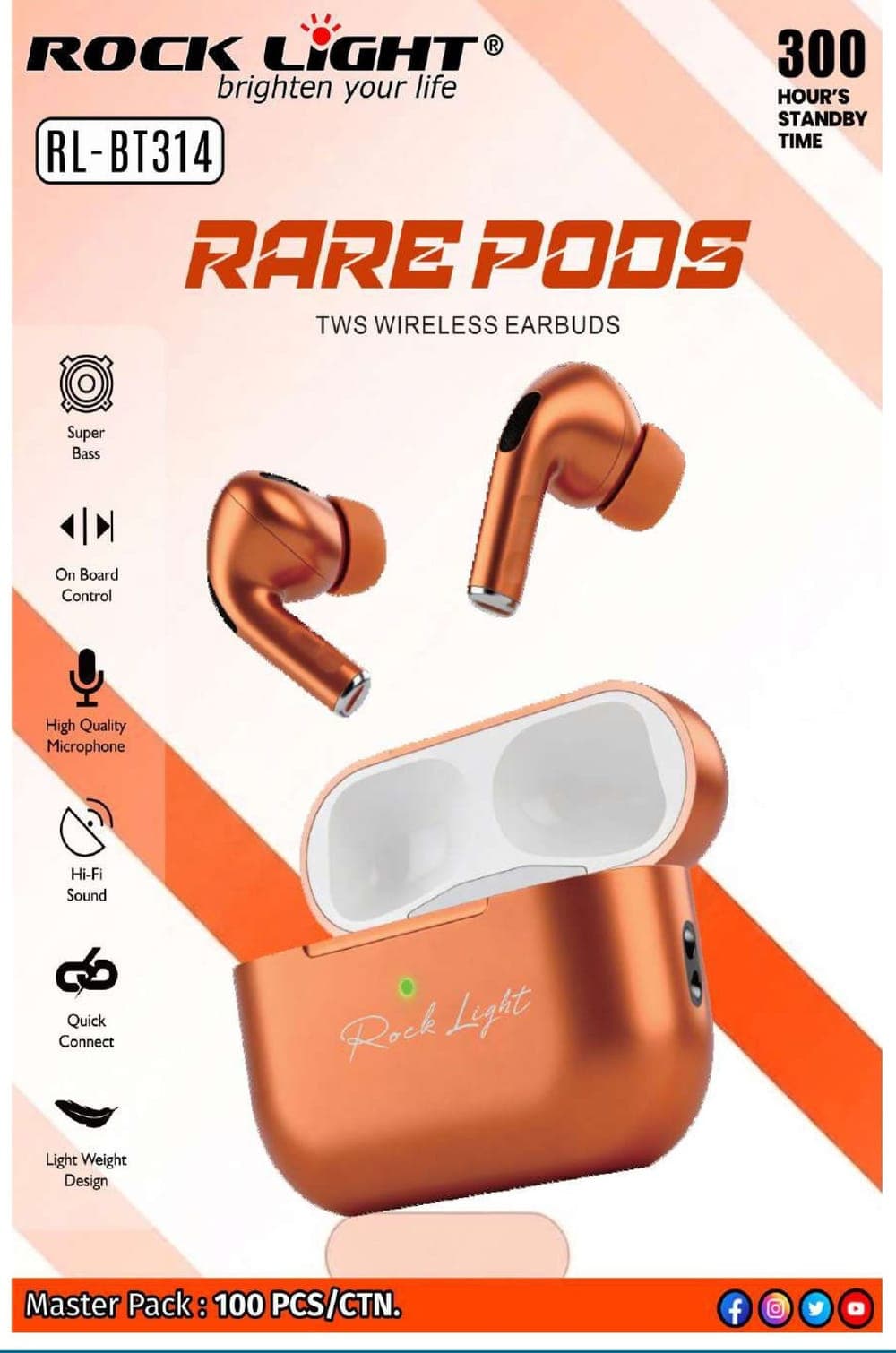 RL-BT314 | Rare Pods TWS Wireless Earbuds