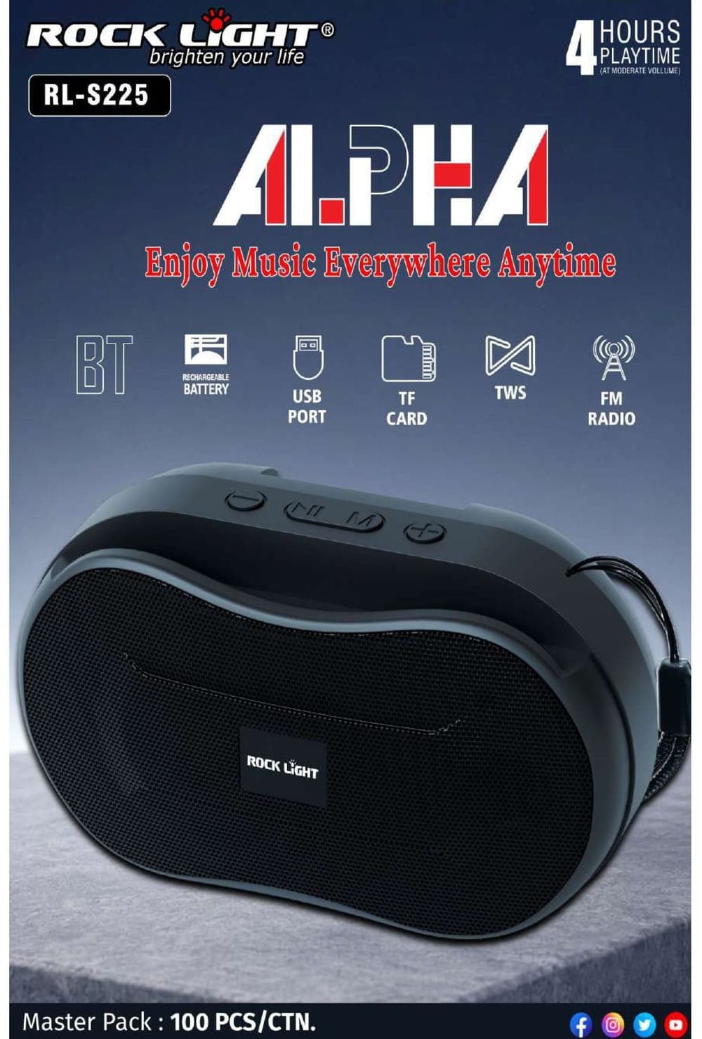RL-S225 | Alpha Wireless Speaker