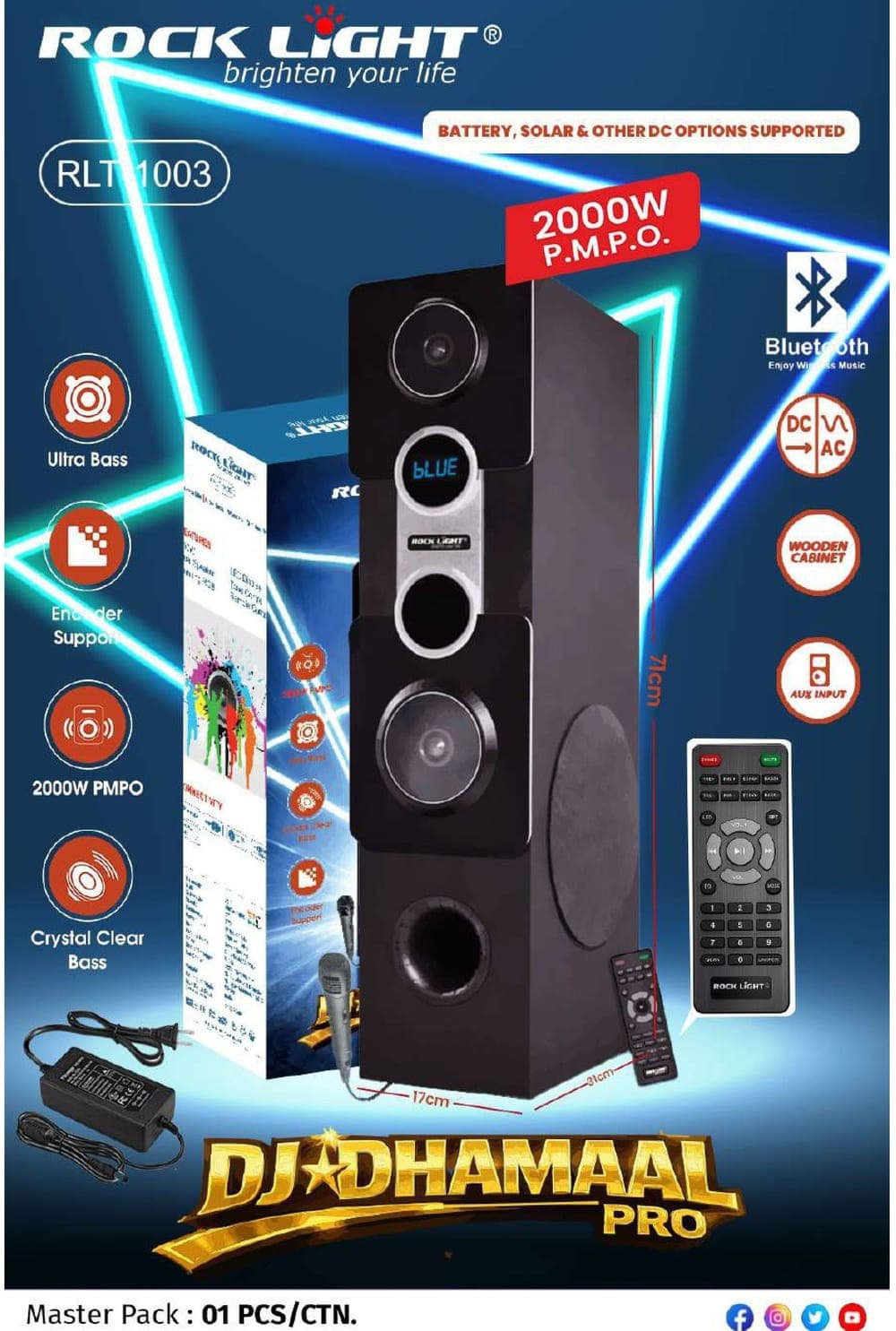 RLT-1003 | DJ Dhamaal Pro Tower Speaker
