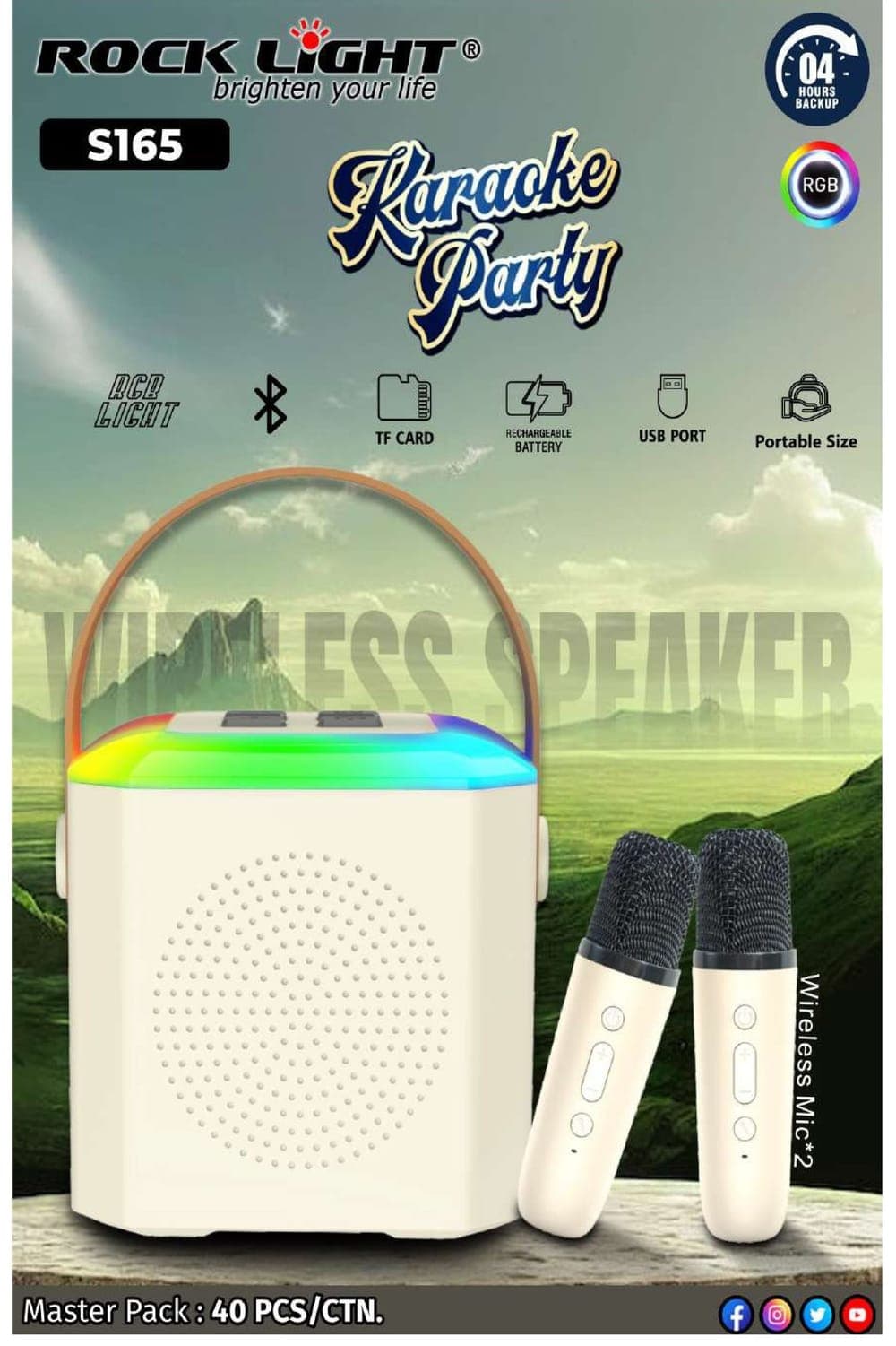 RL-S165 | Karaoke Party Wireless Speaker