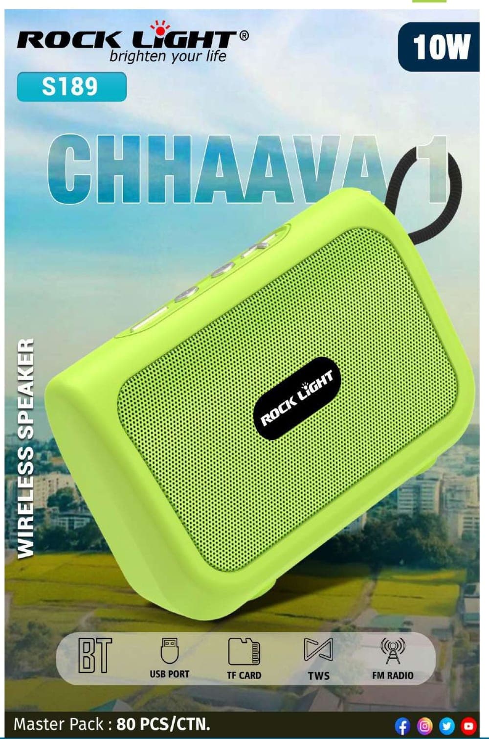 RL-S189 | Chhaava 1 Wireless Speaker