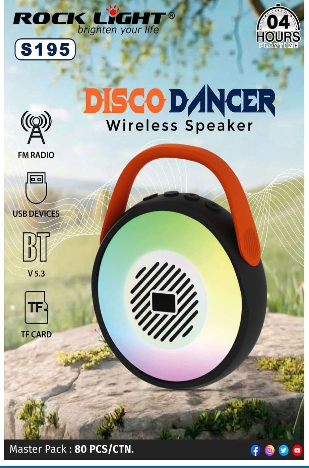 RL-S195 | Disco Dancer Wireless Speaker