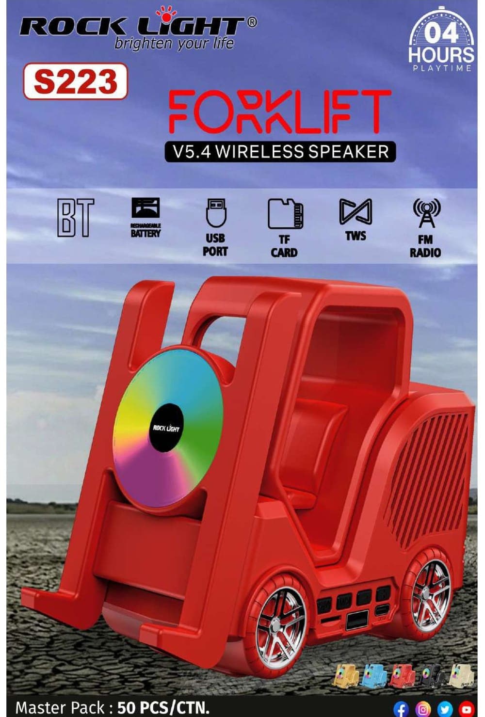 RL-S223 | Forklift V5.4 Wireless Speaker