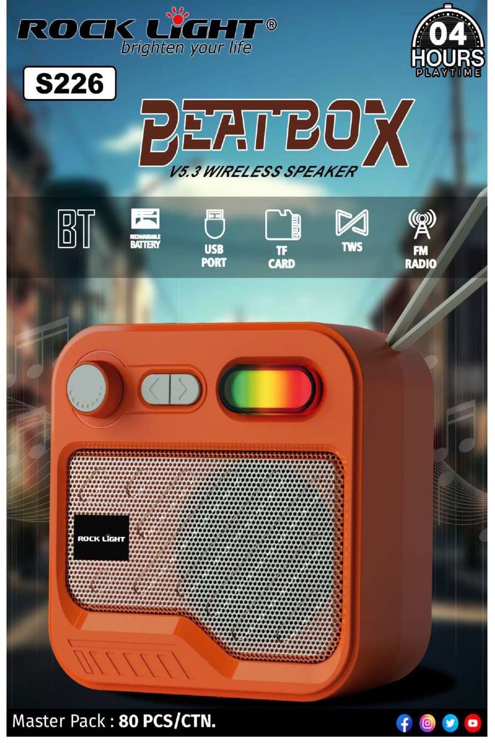 RL-S226 | Beatbox V5.3 Wireless Speaker