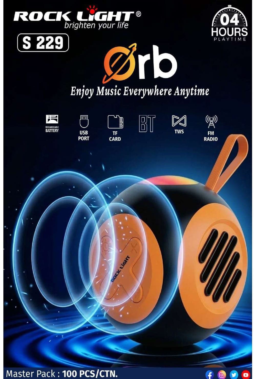 RL-S229 | Orb Wireless Speaker