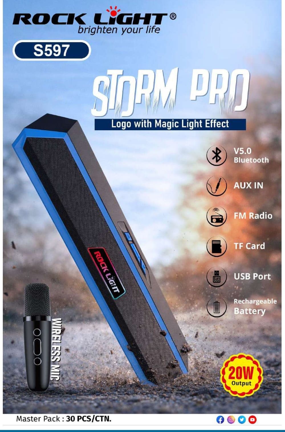 RL-S597 | Storm Pro Wireless Soundbar
