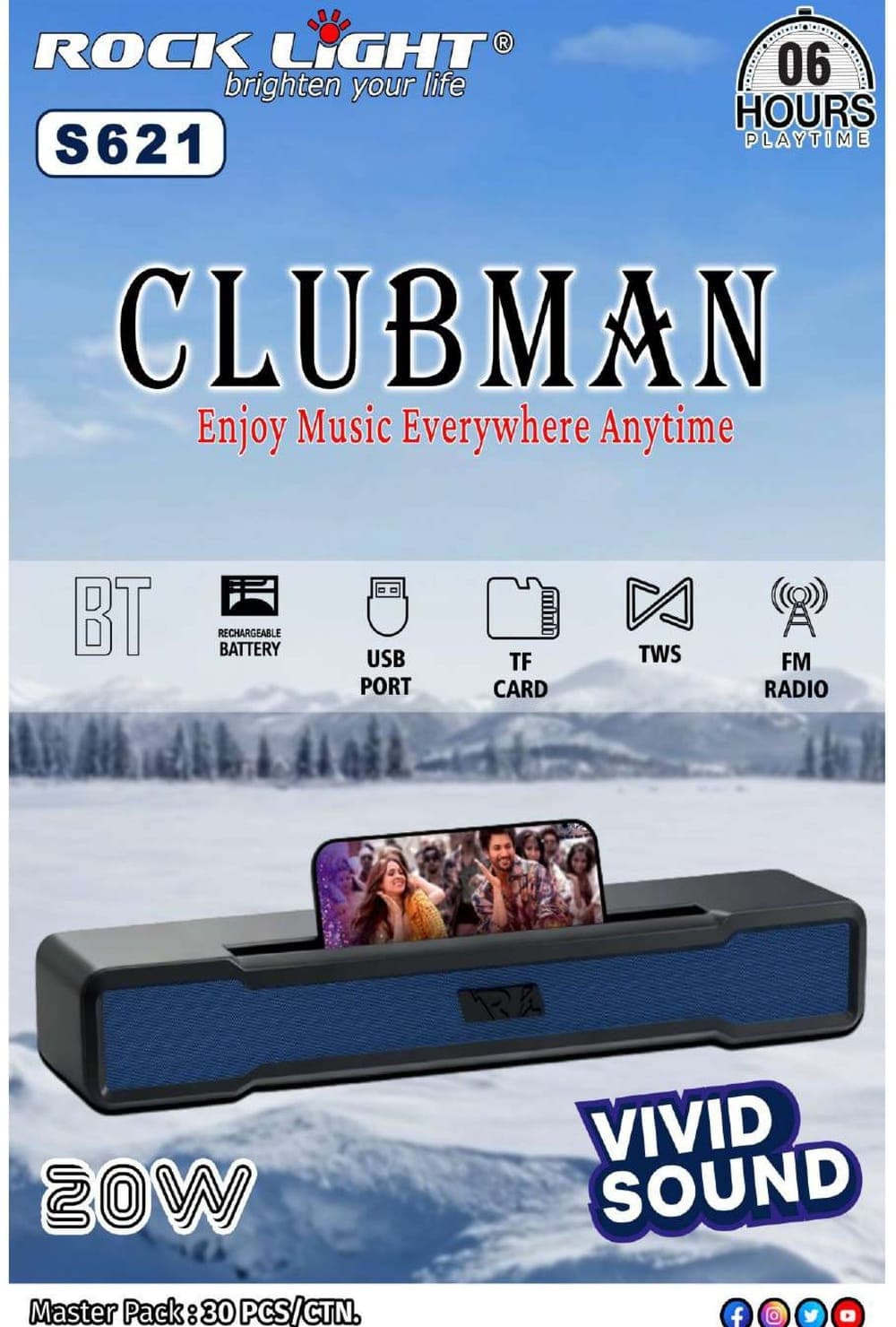 RL-S621 | Clubman Wireless Soundbar