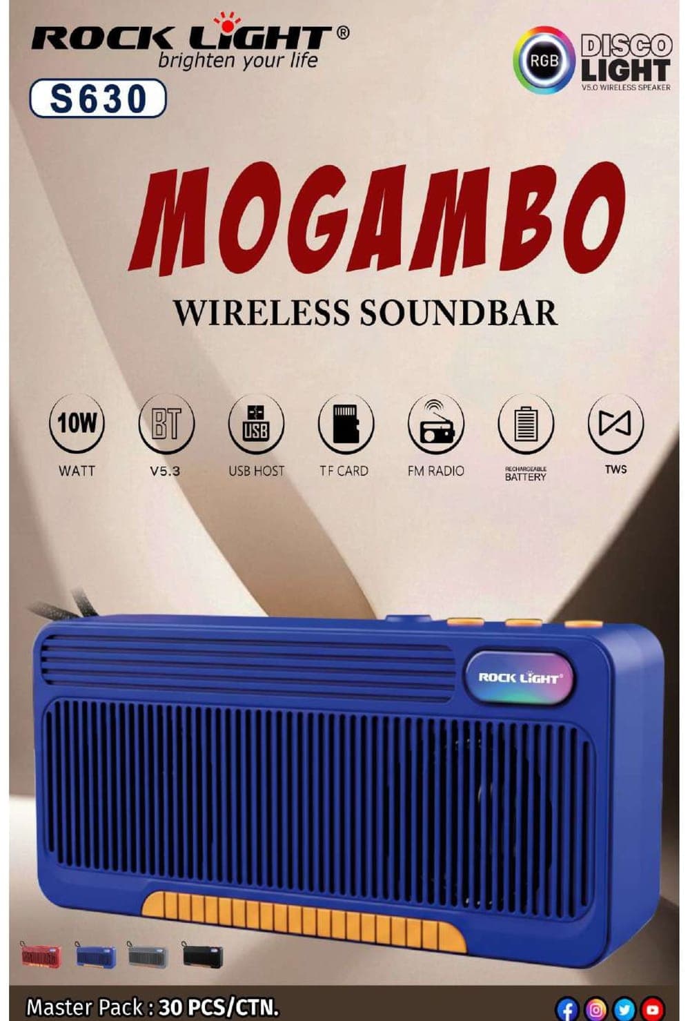 RL-S630 | Mogambo Wireless Soundbar