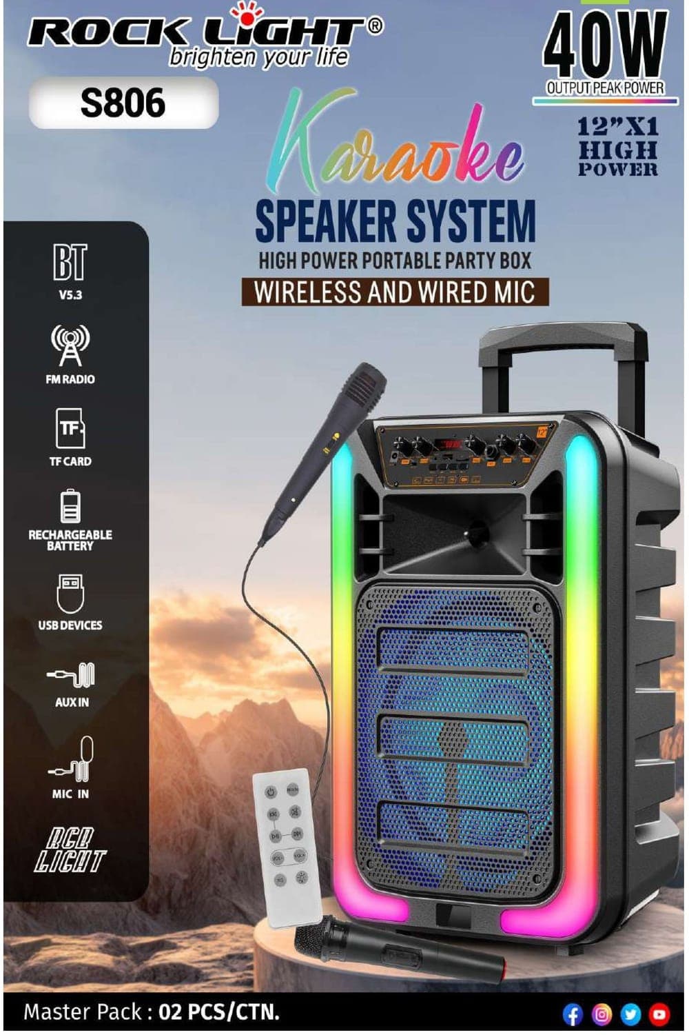 RL-S806 | Karaoke Speaker System