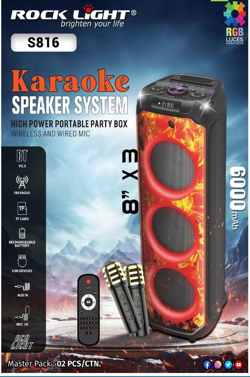 RL-S816 | Karaoke Speaker System