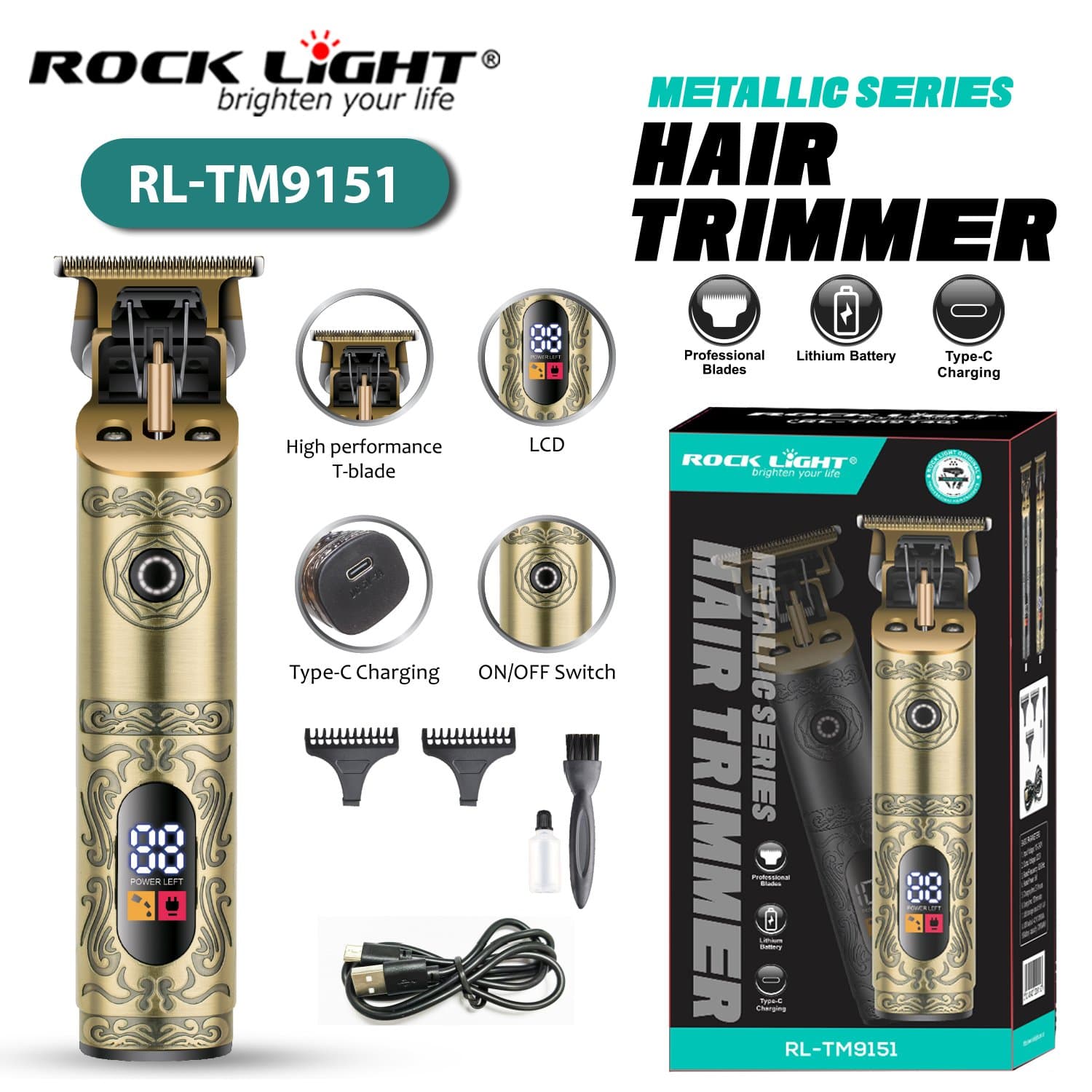 Gadget Trendz | RL-9151 | Trimmer for hair and beard